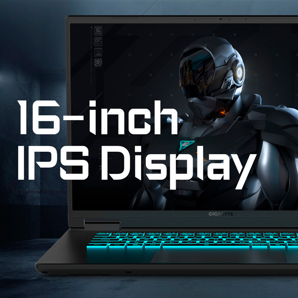 Laptop Gamer GIGABYTE A16 GA6H 16"