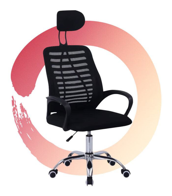 Silla de Oficina Ergonómica con soporte de cabeza