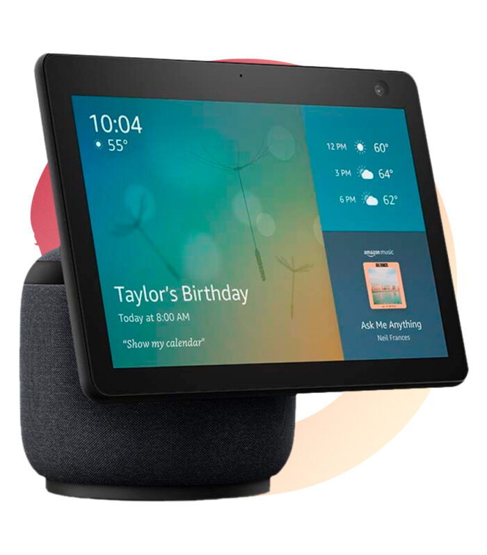 PARLANTE INTELIGENTE AMAZON ECHO SHOW 10 CON ALEXA / NEGRO