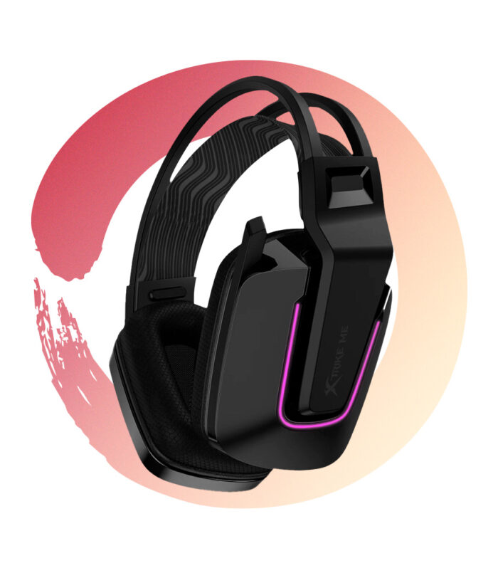 HEADSET XTRIKE ME GH-712BK USB + 3.5MM RGB / NEGRO